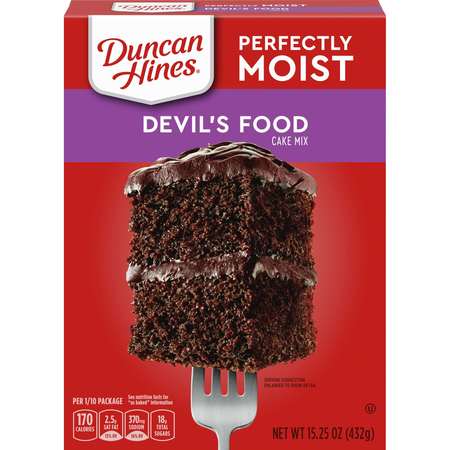 Duncan Hines Classic Devil Foods Cake Mix 15.25 oz., PK12 -  4420930757